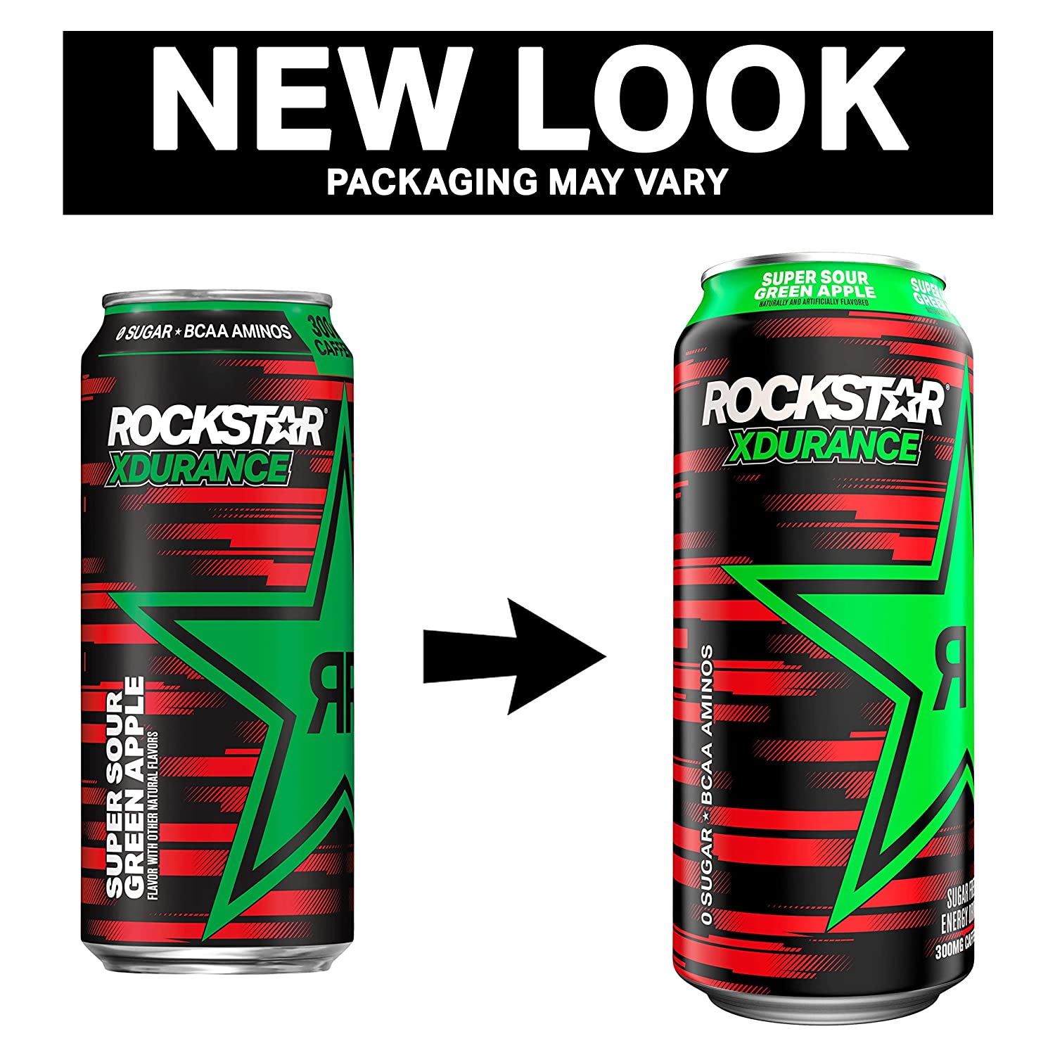 Rockstar Energy Drink with COQ10 and Electrolytes, 300mg Caffeine, Xdurance Blue Raz, 16oz Cans (12 Pack) (Packaging May Vary) - Image 3